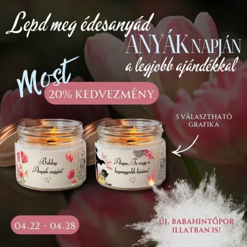 Anyák Napi Limitált Vintage illatgyertya