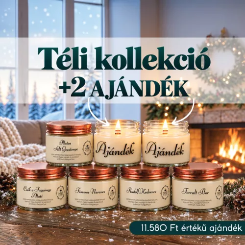 '2026 Téli Kollekció + 2db Ajándék Vintage gyertya