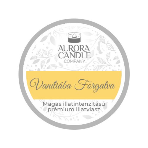 Vaníliába Forgatva - Mini illatviasz