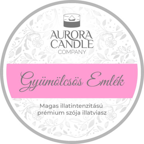 Gyümölcsös Emlék - Nagy Illatviasz