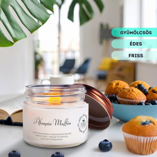 Áfonyás Muffin - Vintage illatgyertya