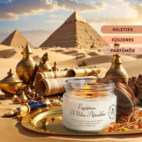 Egyiptom - A Nílus Ajándéka - Vintage illatgyertya