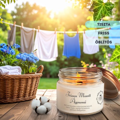 Frissen Mosott Ágynemű - Vintage illatgyertya
