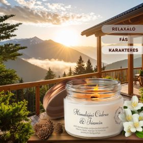 Himalájai Cédrus & Jázmin - Vintage illatgyertya